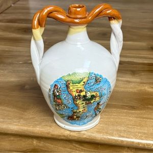 Italy Amphora handmade paint Calabria pottery